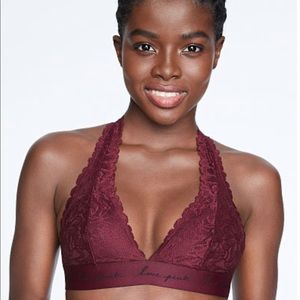 PINK Victoria’s Secret halter lace bralette